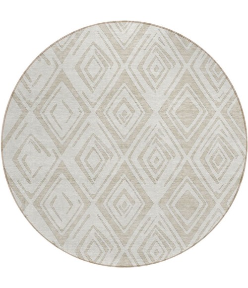 Addison Chantille ACN737-Beige 8 ft. X 8 ft. Round Rug