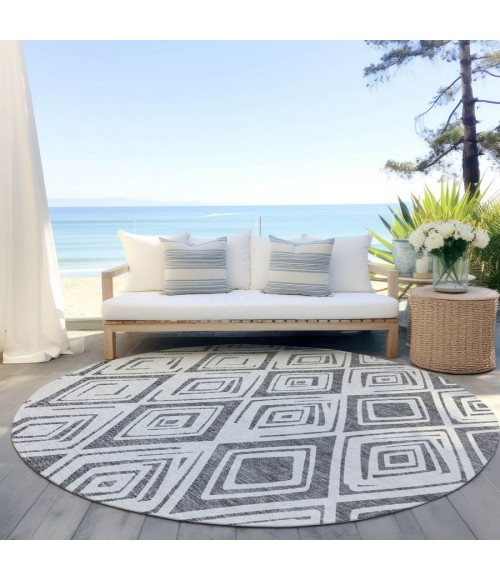Addison Chantille ACN737-Gray 8 ft. X 8 ft. Round Rug