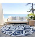 Addison Chantille ACN737-Navy 8 ft. X 8 ft. Round Rug