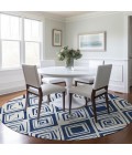 Addison Chantille ACN737-Navy 8 ft. X 8 ft. Round Rug