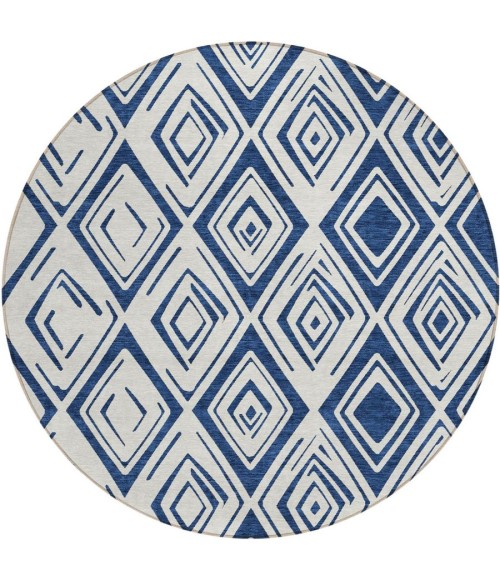 Addison Chantille ACN737-Navy 8 ft. X 8 ft. Round Rug