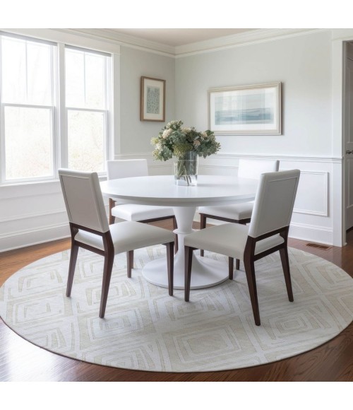 Addison Chantille ACN737-Pearl 8 ft. X 8 ft. Round Rug