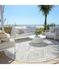 Addison Chantille ACN737-Pewter 8 ft. X 8 ft. Round Rug