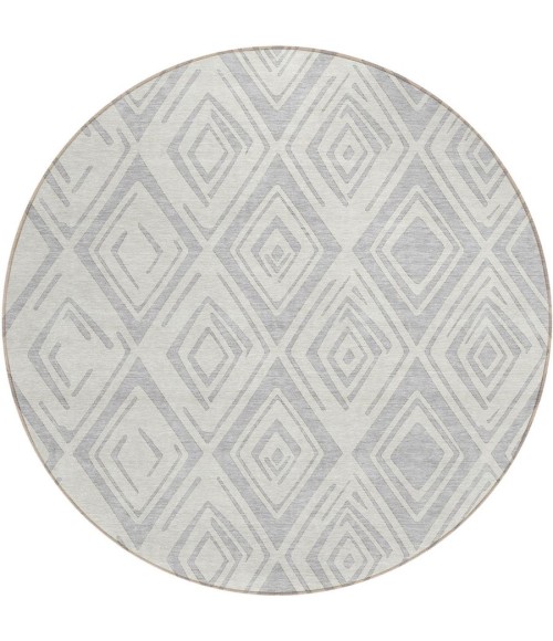 Addison Chantille ACN737-Pewter 8 ft. X 8 ft. Round Rug