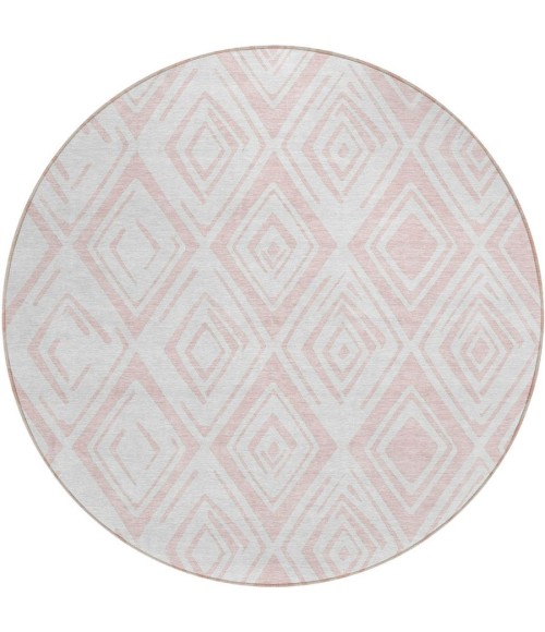 Addison Chantille ACN737-Pink 8 ft. X 8 ft. Round Rug