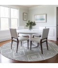 Addison Chantille ACN737-Silver 8 ft. X 8 ft. Round Rug