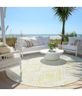 Addison Chantille ACN737-Yellow 8 ft. X 8 ft. Round Rug