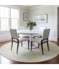Addison Chantille ACN737-Yellow 8 ft. X 8 ft. Round Rug