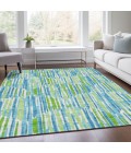 Addison Chantille ACN739-Aqua 9 ft. X 12 ft. Rectangle Rug