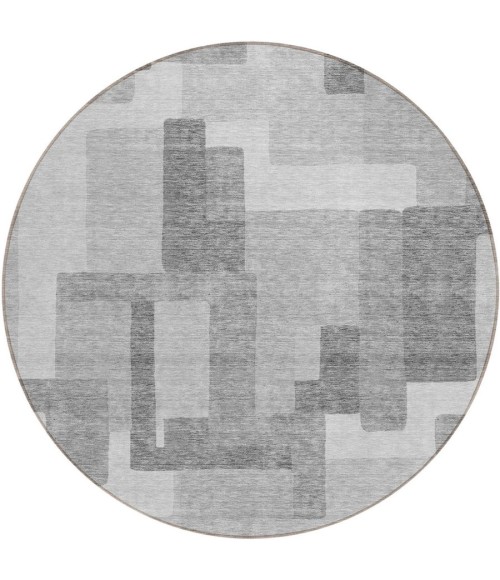 Addison Chantille ACN740-Silver 8 ft. X 8 ft. Round Rug