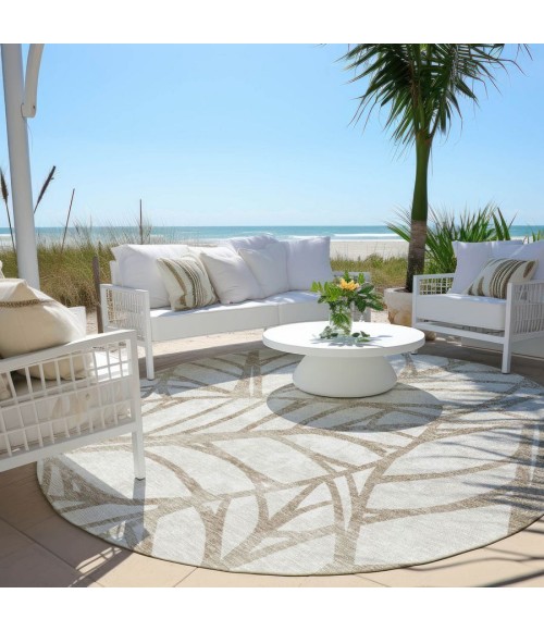 Addison Chantille ACN741-Beige 8 ft. X 8 ft. Round Rug