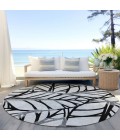 Addison Chantille ACN741-Black 8 ft. X 8 ft. Round Rug