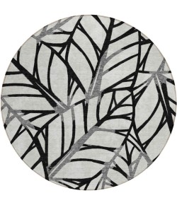 Addison Chantille ACN741-Black 8 ft. X 8 ft. Round Rug