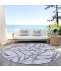 Addison Chantille ACN741-Purple 8 ft. X 8 ft. Round Rug