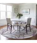 Addison Chantille ACN741-Purple 8 ft. X 8 ft. Round Rug