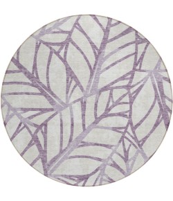 Addison Chantille ACN741-Purple 8 ft. X 8 ft. Round Rug