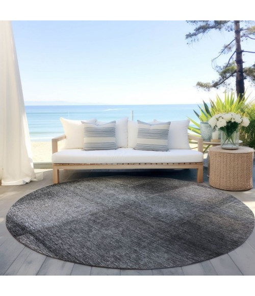 Addison Chantille ACN742-Charcoal 8 ft. X 8 ft. Round Rug