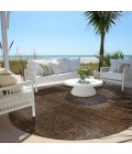 Addison Chantille ACN742-Chocolate 8 ft. X 8 ft. Round Rug