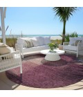 Addison Chantille ACN742-Plum 8 ft. X 8 ft. Round Rug