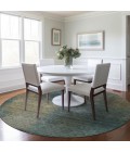 Addison Chantille ACN742-Teal 8 ft. X 8 ft. Round Rug