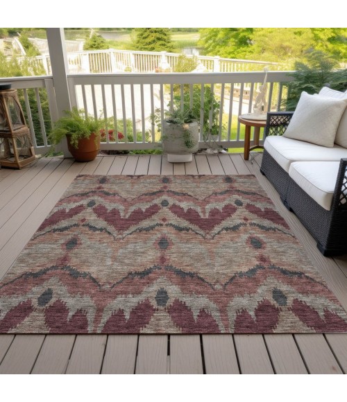 Addison Chantille ACN743-Burgundy 5 ft. X 7 ft. 6 in. Rectangle Rug