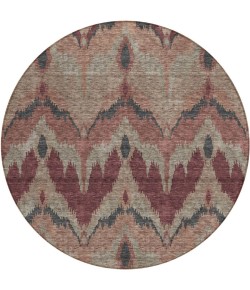 Addison Chantille ACN743-Burgundy 8 ft. X 8 ft. Round Rug