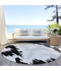 Addison Chantille ACN746-Black 8 ft. X 8 ft. Round Rug