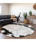 Addison Chantille ACN746-Black 8 ft. X 8 ft. Round Rug
