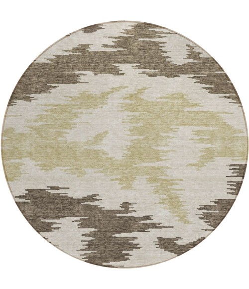 Addison Chantille ACN746-Chocolate 8 ft. X 8 ft. Round Rug