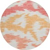 Addison Chantille ACN746-Coral 8 ft. X 8 ft. Round Rug