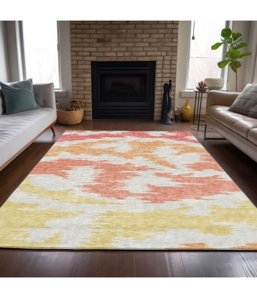 Addison Chantille Rug ACN746-Coral 10 ft. X 14 ft. Rectangle - Rugs Town Addison Chantille ACN746-Coral 10 ft. X 14 ft. Rectangle Rug