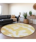 Addison Chantille ACN746-Gold 8 ft. X 8 ft. Round Rug