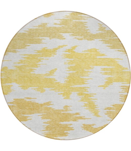 Addison Chantille ACN746-Gold 8 ft. X 8 ft. Round Rug