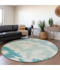 Addison Chantille ACN746-Teal 8 ft. X 8 ft. Round Rug