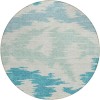 Addison Chantille ACN746-Teal 8 ft. X 8 ft. Round Rug