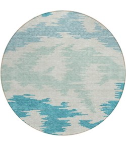Addison Chantille ACN746-Teal 8 ft. X 8 ft. Round Rug