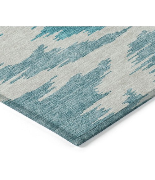 Addison Chantille ACN746-Teal 8 ft. X 8 ft. Round Rug
