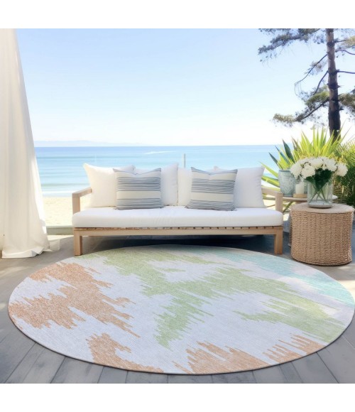 Addison Chantille ACN746-White 8 ft. X 8 ft. Round Rug