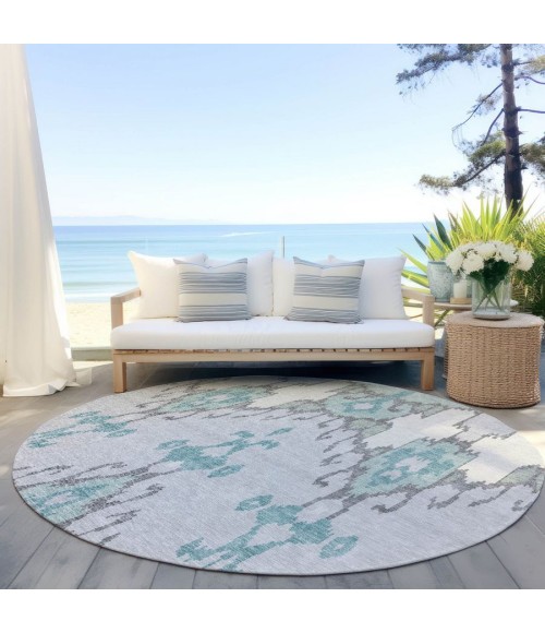 Addison Chantille ACN748-Mint 8 ft. X 8 ft. Round Rug