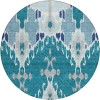 Addison Chantille ACN748-Teal 8 ft. X 8 ft. Round Rug