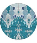Addison Chantille ACN748-Teal 8 ft. X 8 ft. Round Rug