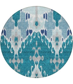 Addison Chantille ACN748-Teal 8 ft. X 8 ft. Round Rug