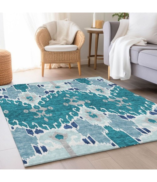 Addison Chantille ACN748-Teal 8 ft. X 10 ft. Rectangle Rug