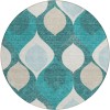 Addison Chantille ACN749-Teal 8 ft. X 8 ft. Round Rug