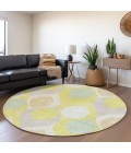 Addison Chantille ACN749-Yellow 8 ft. X 8 ft. Round Rug