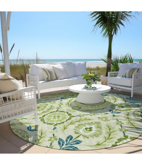 Addison Chantille ACN751-Aloe 8 ft. X 8 ft. Round Rug
