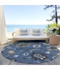 Addison Chantille ACN753-Blue 8 ft. X 8 ft. Round Rug