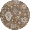 Addison Chantille ACN753-Chocolate 8 ft. X 8 ft. Round Rug