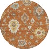 Addison Chantille ACN753-Paprika 8 ft. X 8 ft. Round Rug