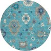 Addison Chantille ACN753-Teal 8 ft. X 8 ft. Round Rug